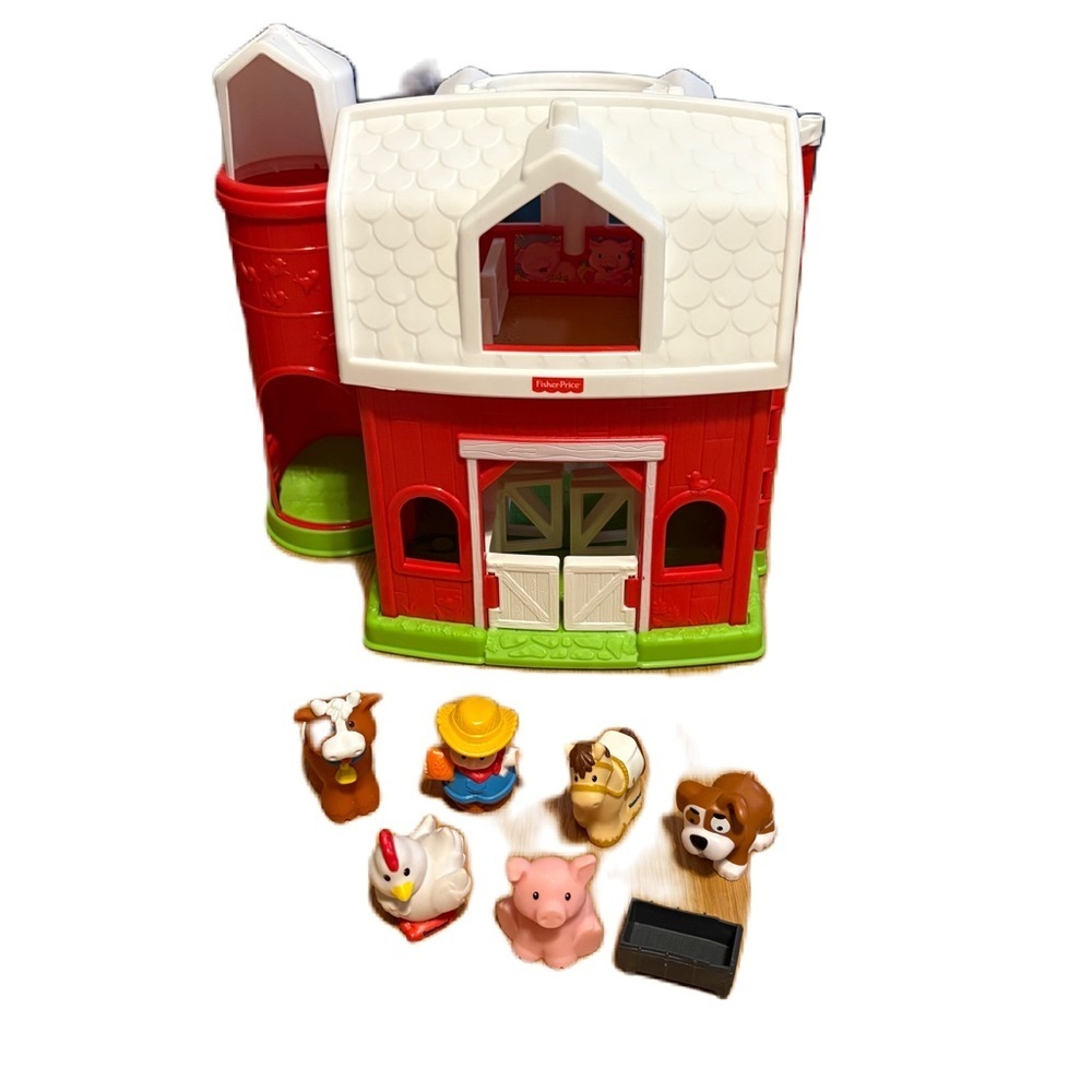 Fisher-Price Little People Animal Friends Farm Play Set Pigs Farmer